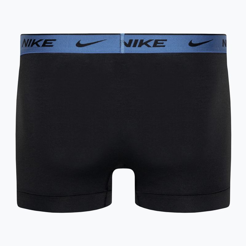 Ανδρικό μποξεράκι Nike Everyday Cotton Stretch Trunk 3 ζεύγη black/blue/fuchsia/orange 3