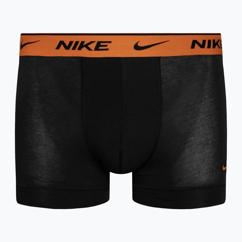 Ανδρικό μποξεράκι Nike Everyday Cotton Stretch Trunk 3 ζεύγη grey/orange/yellow 3