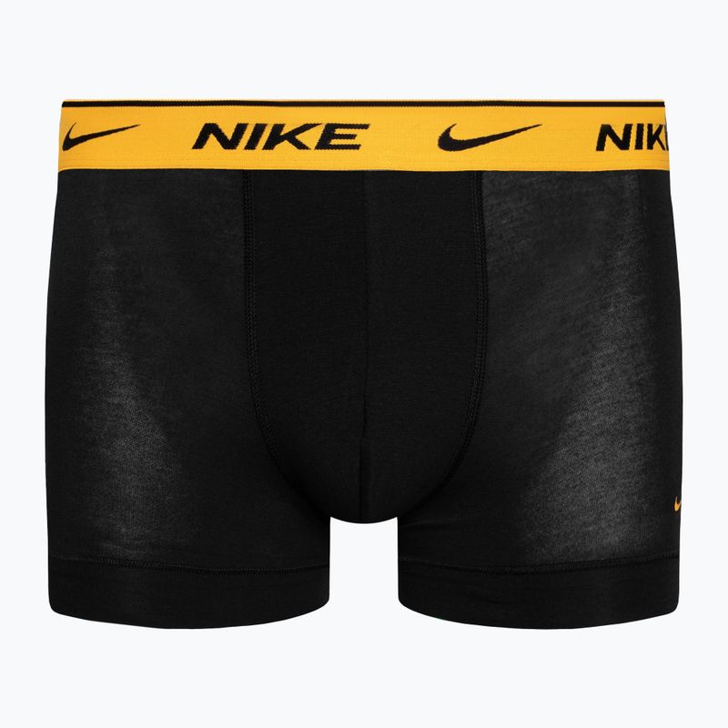 Ανδρικό μποξεράκι Nike Everyday Cotton Stretch Trunk 3 ζεύγη grey/orange/yellow 4