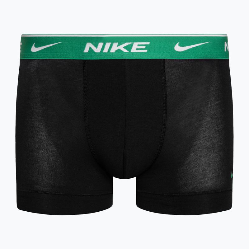 Ανδρικό μποξεράκι Nike Everyday Cotton Stretch Trunk 3 ζεύγη turquoise/violet/blue 3