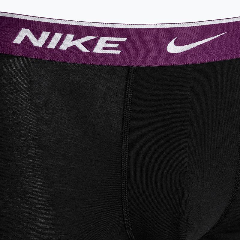 Ανδρικό μποξεράκι Nike Everyday Cotton Stretch Trunk 3 ζεύγη turquoise/violet/blue 6