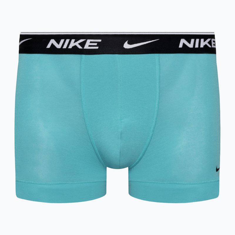 Ανδρικό μποξεράκι Nike Everyday Cotton Stretch Trunk 3 ζεύγη green/violet/blue 4