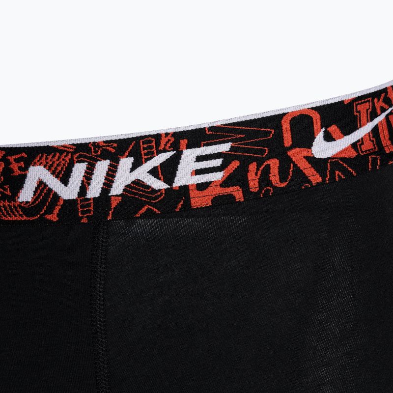 Ανδρικό μποξεράκι Nike Everyday Cotton Stretch Trunk 3 ζεύγη black/red/aquarius blue/stadium green 7