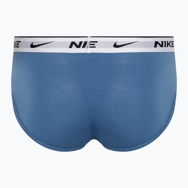 Ανδρικό σλιπ Nike Everyday Cotton Stretch Brief 3 ζεύγη star blue/wolf grey/black white 5