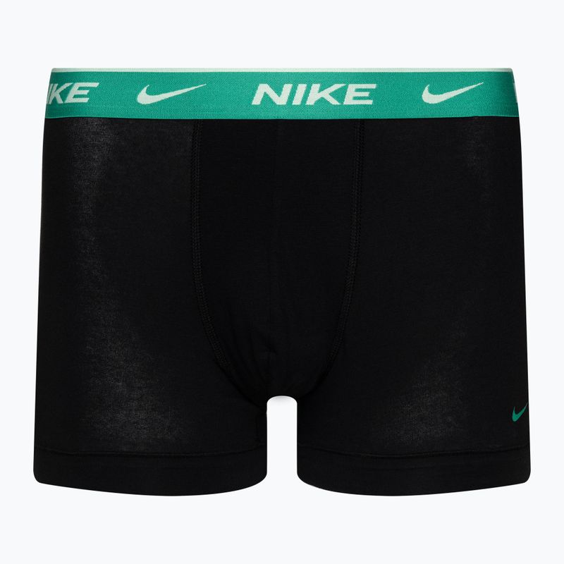 Ανδρικό μποξεράκι Nike Everyday Cotton Stretch Trunk 3 ζεύγη blue/turquoise/pink 2