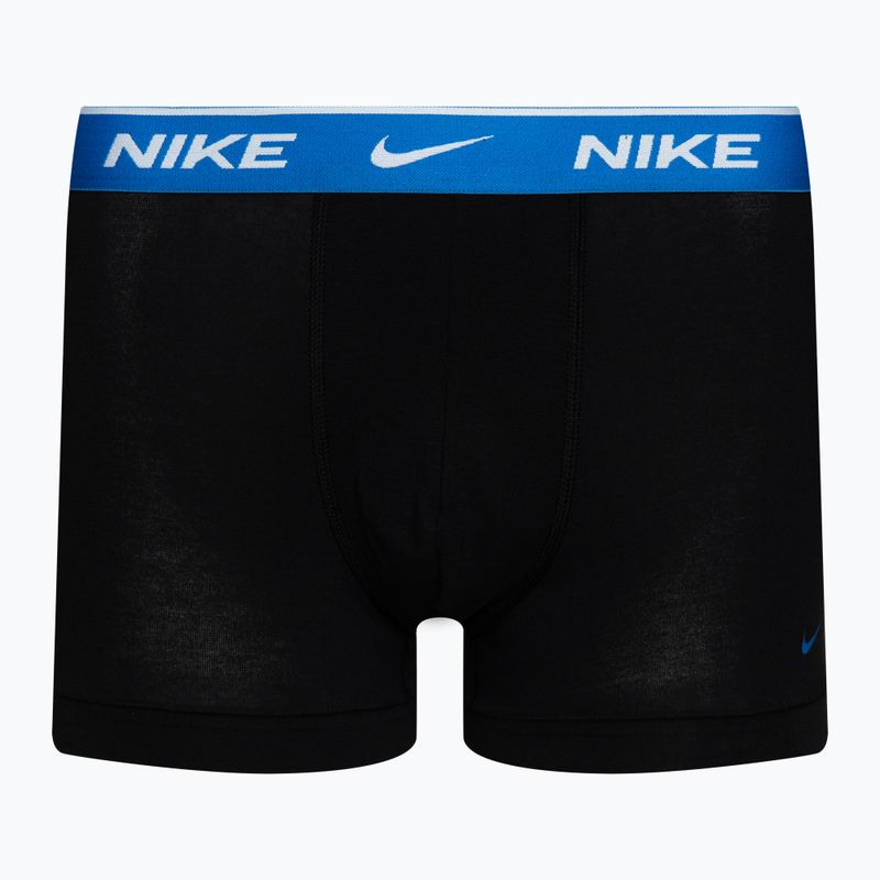 Ανδρικό μποξεράκι Nike Everyday Cotton Stretch Trunk 3 ζεύγη blue/turquoise/pink 3