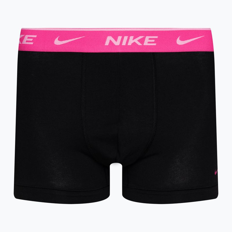 Ανδρικό μποξεράκι Nike Everyday Cotton Stretch Trunk 3 ζεύγη blue/turquoise/pink 4