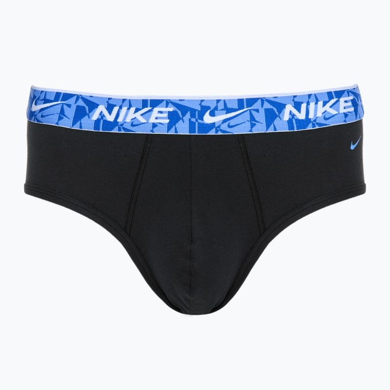 Ανδρικό σλιπ Nike Everyday Cotton Stretch Brief 3 ζεύγη black/green/black 4