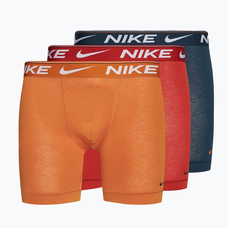 Nike Dri-FIT Ultra Comfort ανδρικά σορτς μποξεράκια 3 ζευγάρια monarch/dragon red/armony navy