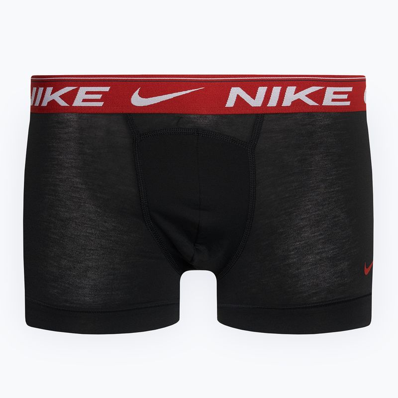 Ανδρικά σορτς μποξεράκια Nike Dri-FIT Ultra Comfort Trunk 3 ζευγάρια μαύρο φεγγάρι/κόκκινο δράκο/ναυτικό πολεμικό χρώμα 2