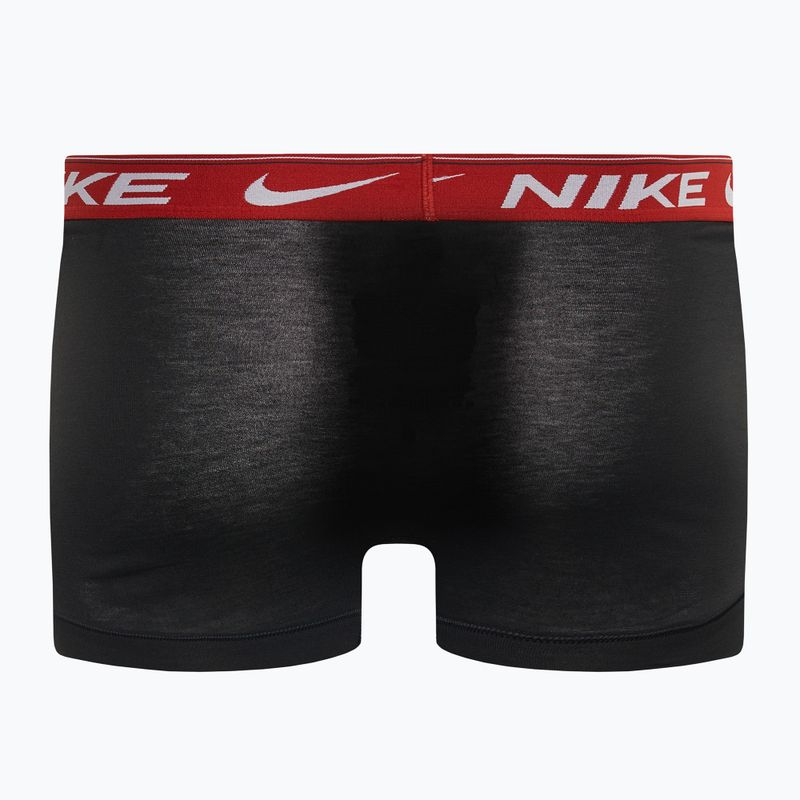 Ανδρικά σορτς μποξεράκια Nike Dri-FIT Ultra Comfort Trunk 3 ζευγάρια μαύρο φεγγάρι/κόκκινο δράκο/ναυτικό πολεμικό χρώμα 3