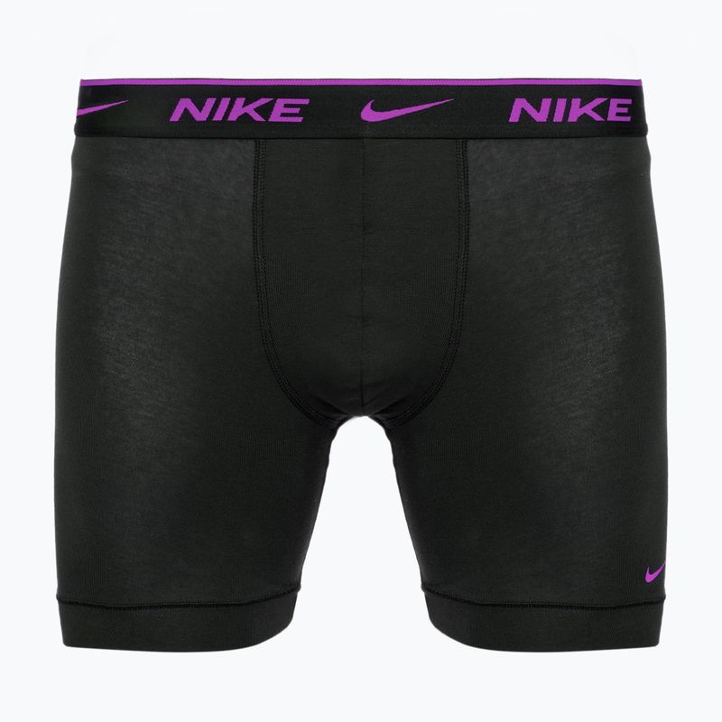 Ανδρικά μποξεράκια Nike Everyday Cotton Stretch 3 ζευγάρια μαύρο/χρυσό/μαύρο 3