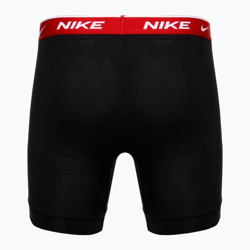 Ανδρικά σορτς μποξεράκια Nike Everyday Cotton Stretch 3 ζεύγη μαύρο ομαδικό πορτοκαλί/κόκκινο/μαύρο 5