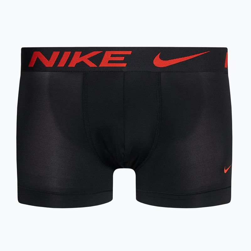 Nike Dri-Fit Essential ανδρικό σορτς μποξεράκι 3 ζευγάρια cromson/team orange/μαύρο 2