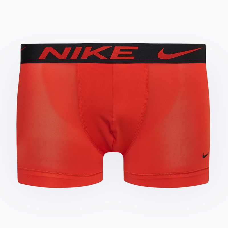 Nike Dri-Fit Essential ανδρικό σορτς μποξεράκι 3 ζευγάρια cromson/team orange/μαύρο 5