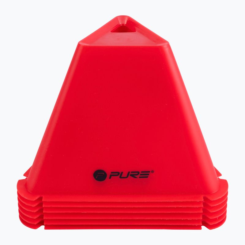 Κώνοι προπόνησης Pure2Improve Triangle Cones Set 6 τεμ. red