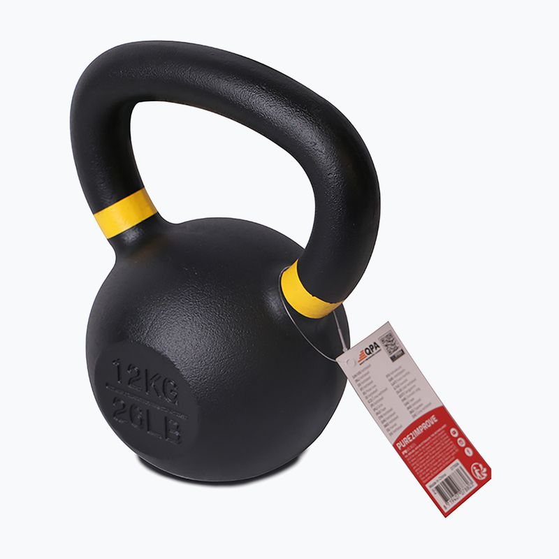 Kettlebell 12kg Pure2Improve μαύρο P2I810100 5