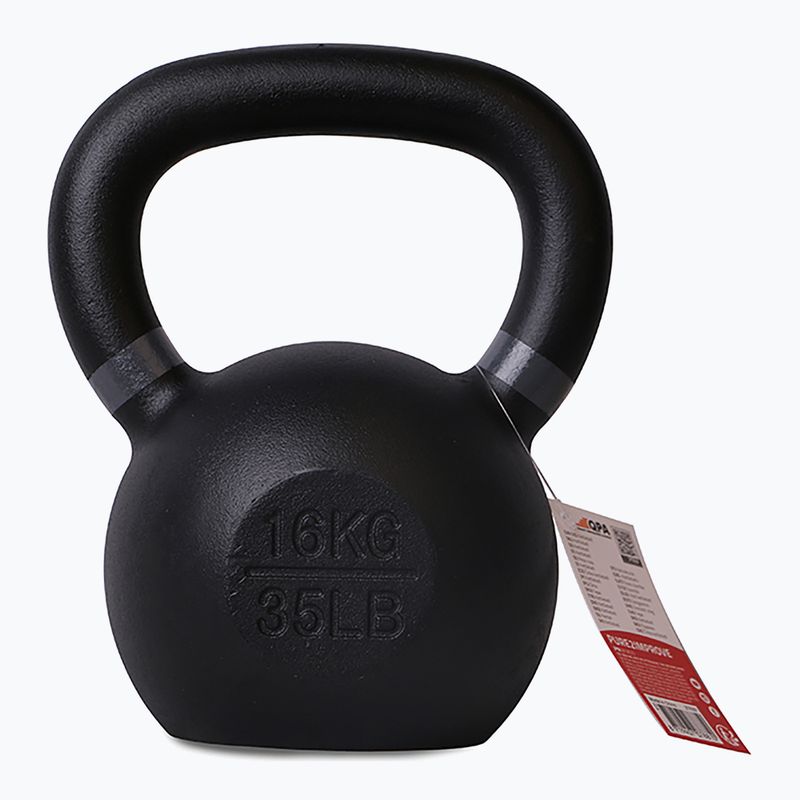 Kettlebell 16kg Pure2Improve μαύρο P2I810110 3