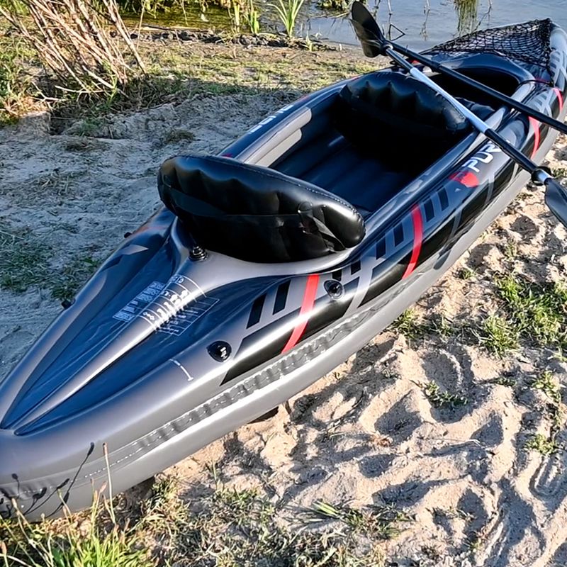 Pure4Fun XPRO Kayak 3.0 γκρι φουσκωτό καγιάκ 2 ατόμων υψηλής πίεσης P4F150130 4