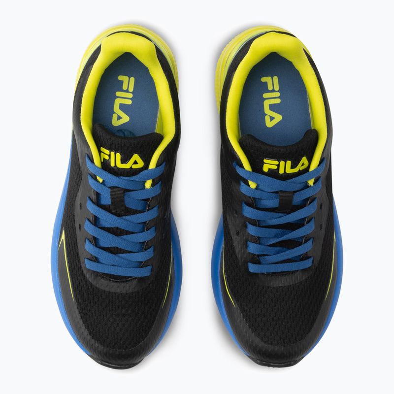 FILA γυναικεία παπούτσια Crusher black/vallarta blue 4