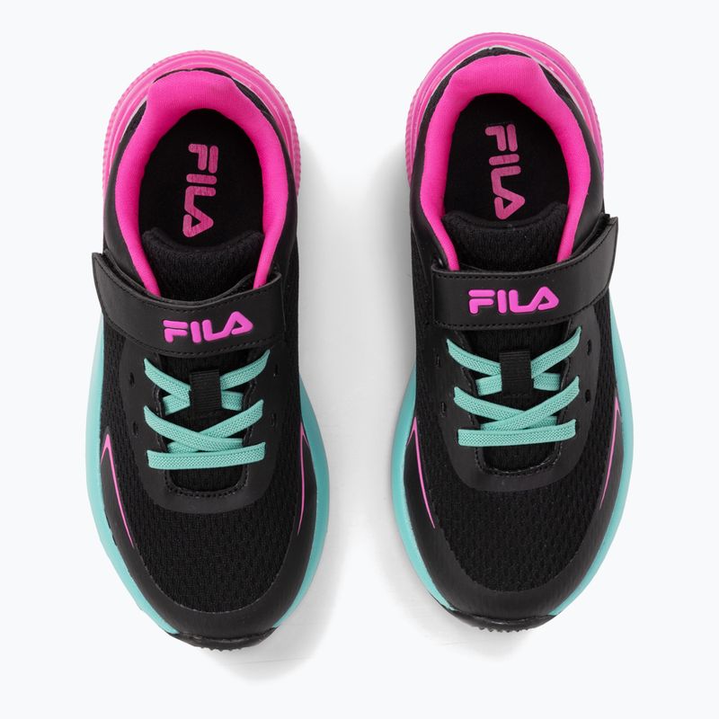 FILA Crusher V μαύρο / ροζ glo παιδικά παπούτσια 5