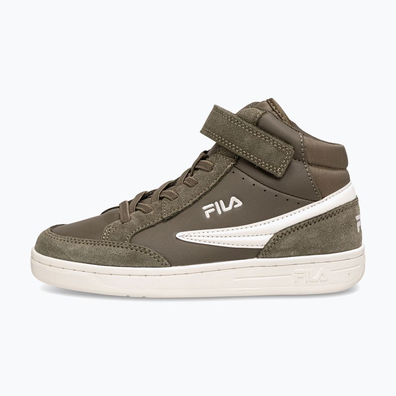 Παιδικά παπούτσια FILA Crew Velcro Mid olive night 8