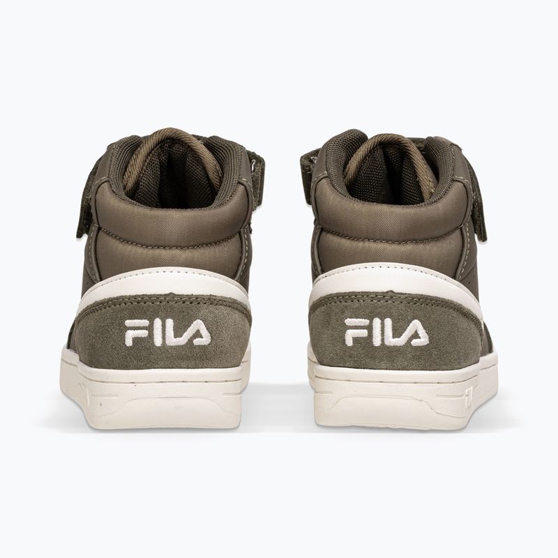 Παιδικά παπούτσια FILA Crew Velcro Mid olive night 10