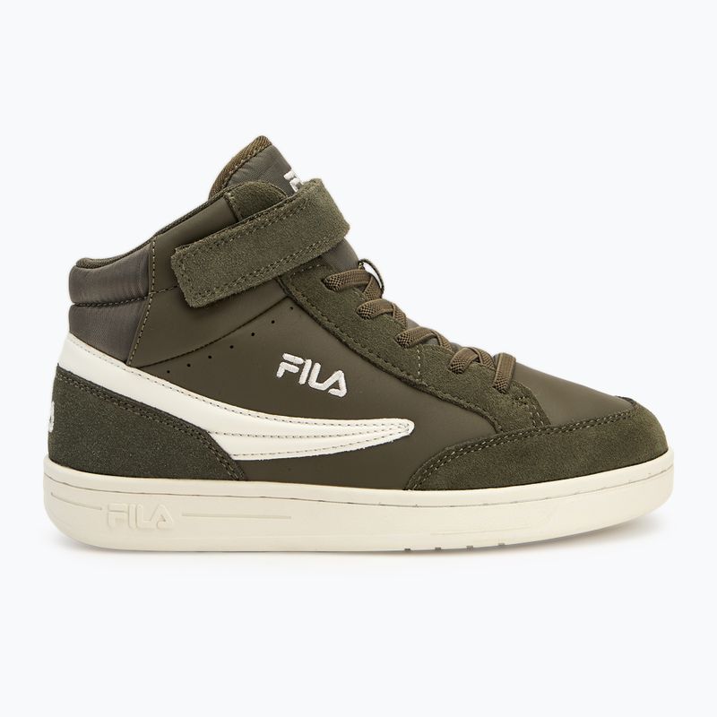 Παιδικά παπούτσια FILA Crew Velcro Mid olive night 2