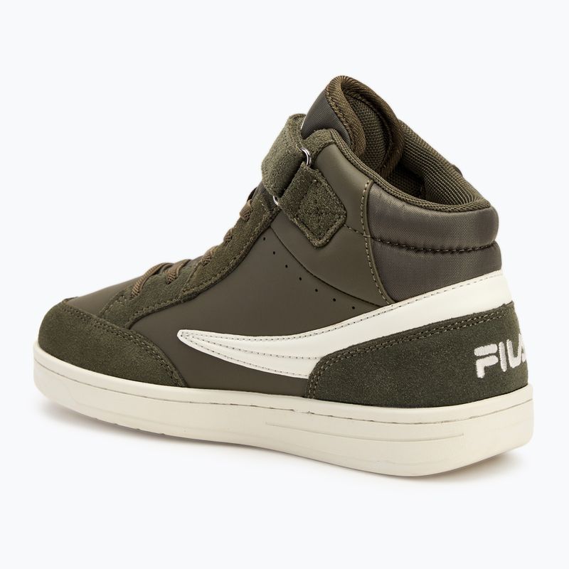 Παιδικά παπούτσια FILA Crew Velcro Mid olive night 3