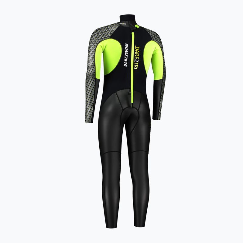 Ανδρική στολή Dare2Tri Dare2Swim 2.0 για τρίαθλο μαύρο 21012M 2