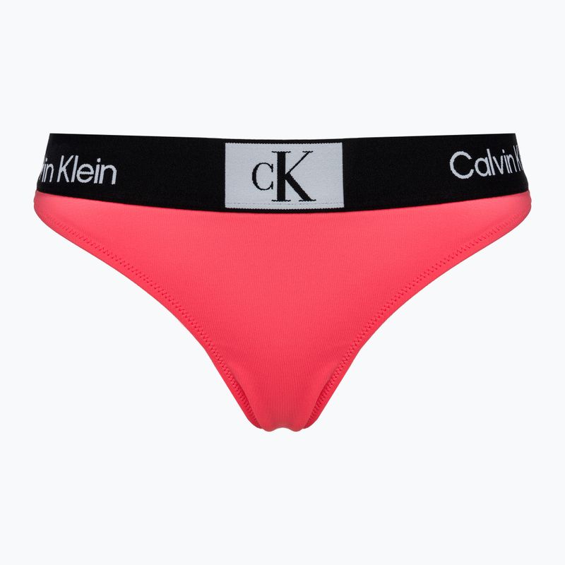 Calvin Klein Στρινγκ μαγιό κάτω μέρος calypso κοραλλί