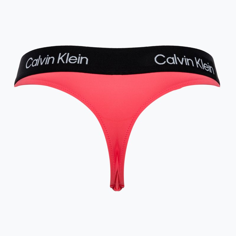 Calvin Klein Στρινγκ μαγιό κάτω μέρος calypso κοραλλί 2