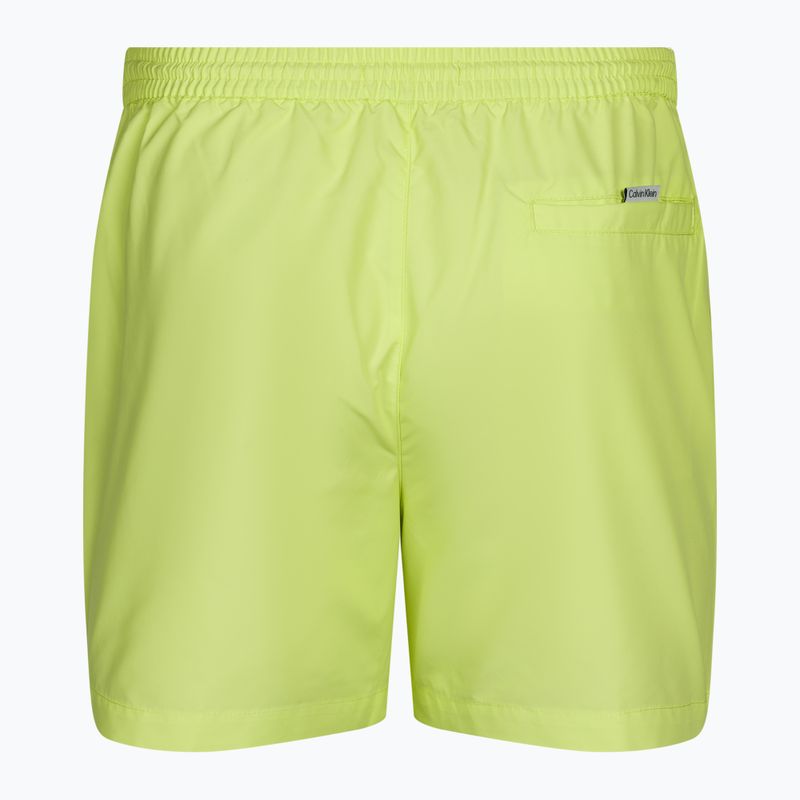 Ανδρικό Calvin Klein Medium Drawstring μαγιό σορτς sunny lime 2