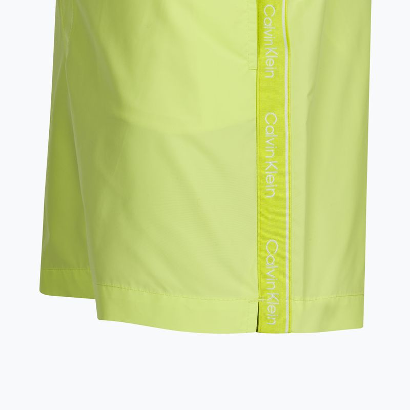 Ανδρικό Calvin Klein Medium Drawstring μαγιό σορτς sunny lime 3