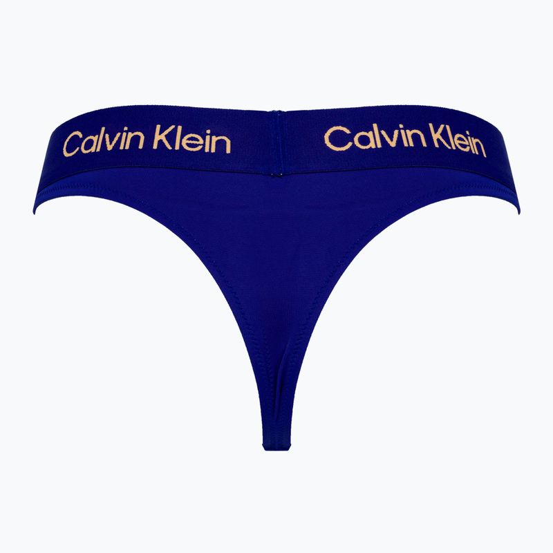 Calvin Klein Thong μαγιό σλιπ λιμνοθάλασσα μεσάνυχτα 2