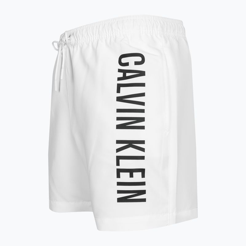 Ανδρικό Calvin Klein Medium Drawstring κλασικό λευκό μαγιό σορτς 3