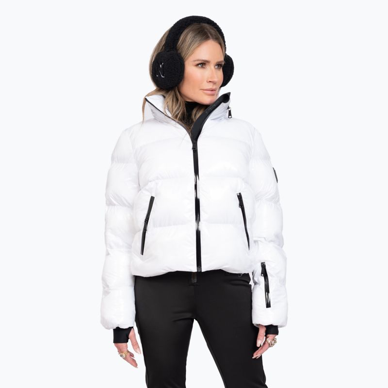 Γυναικείο σακάκι σκι Nikkie Gstaad Laquer Jacket bright white