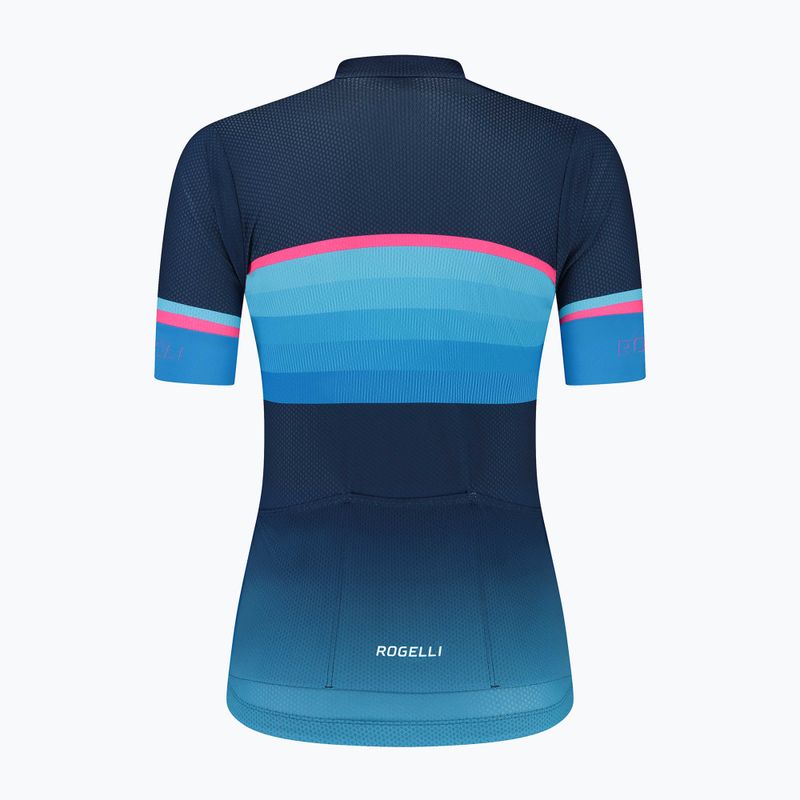 Γυναικεία ποδηλατική μπλούζα Rogelli Impress II blue/pink/black 4