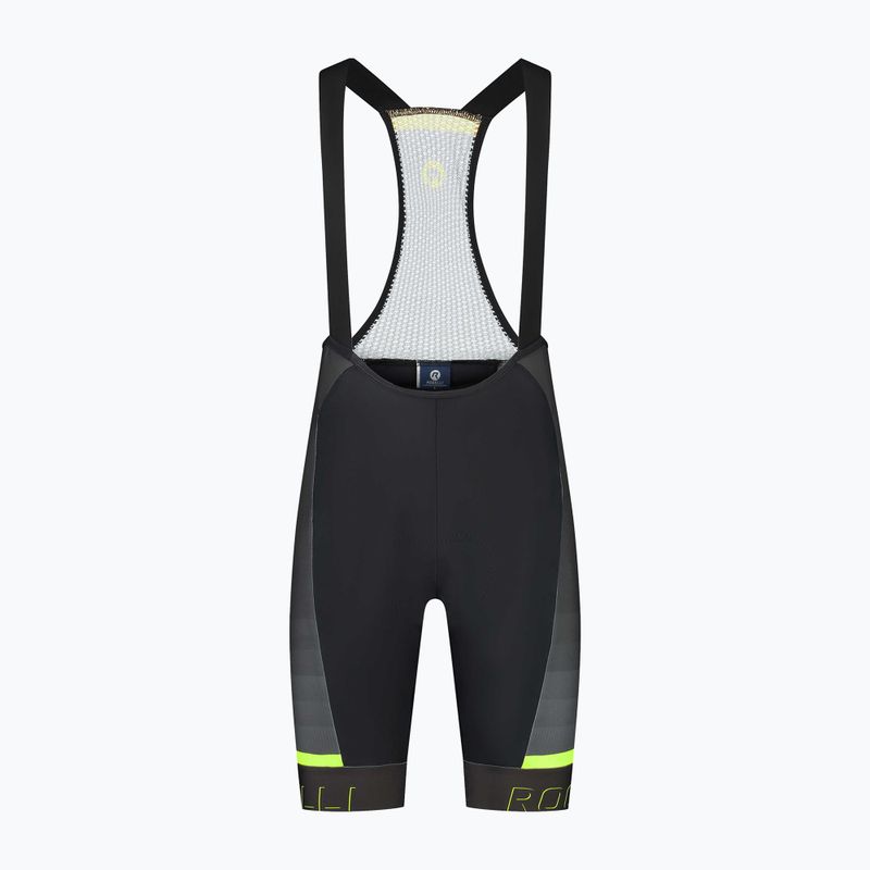 Ανδρικό ποδηλατικό σορτς Rogelli Hero II Bib Short yellow/grey/black 3