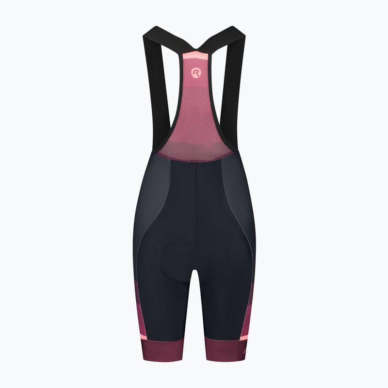 Γυναικείο ποδηλατικό σορτς Rogelli Impress II Bib Short burgundy/coral/black 4