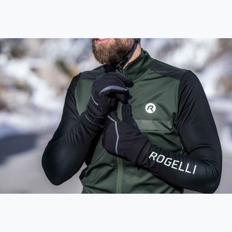 Ανδρικά γάντια ποδηλασίας Rogelli Apex Winter Windproof black 4