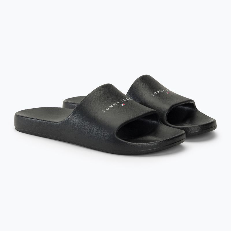 Γυναικείες παντόφλες Tommy Jeans Printed Pu Pool Slide black 4