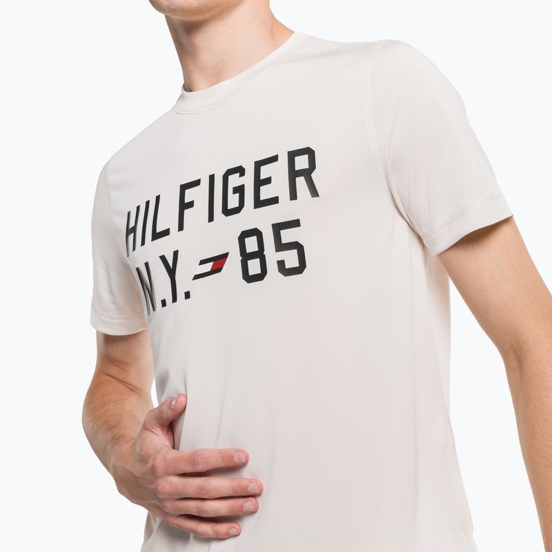 Ανδρικό Tommy Hilfiger Graphic Training T-shirt μπεζ 4