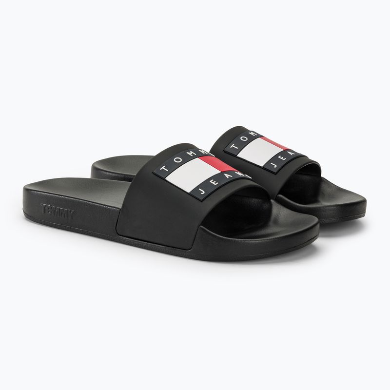 Ανδρικές παντόφλες Tommy Jeans Pool Slide Ess black 4