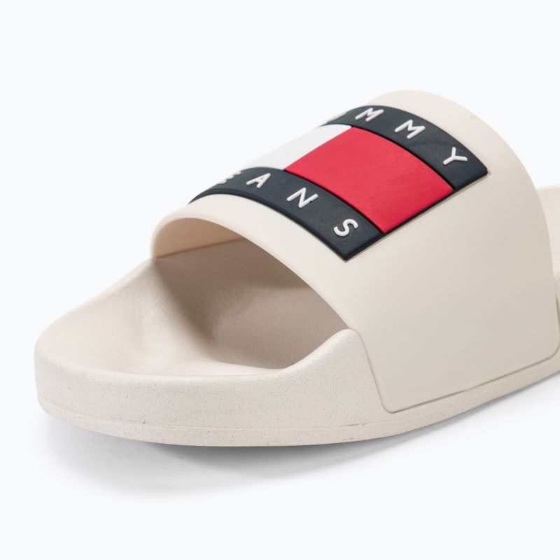 Ανδρικές παντόφλες Tommy Jeans Pool Slide Ess ecru 7