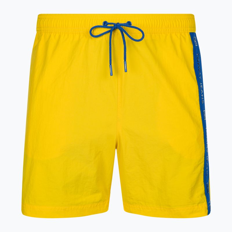 Ανδρικό σορτς κολύμβησης Tommy Jeans SF Medium Drawstring Side Tape vivid yellow