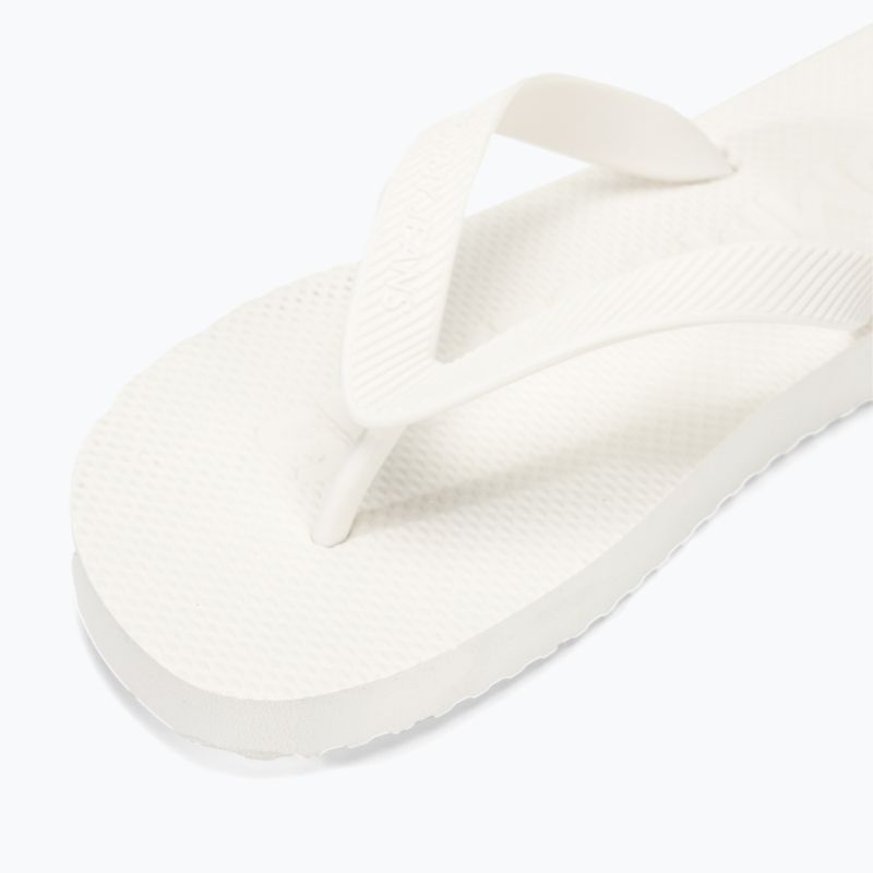 Γυναικείες σαγιονάρες Tommy Jeans Logo Flip Flop ecru 7