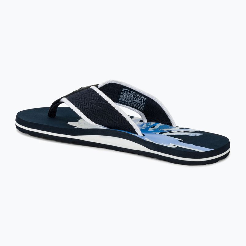 Ανδρικές σαγιονάρες Tommy Hilfiger Palm Print Beach Sandal desert sky 3