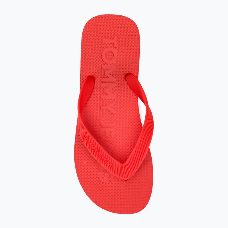 Ανδρικές σαγιονάρες Tommy Jeans Beach Flip Flop deep crimson 6