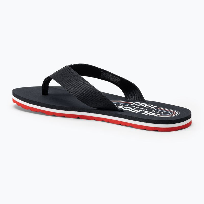 Γυναικείες σαγιονάρες Tommy Hilfiger Global Stripes Flat Beach Sandal red white blue 3